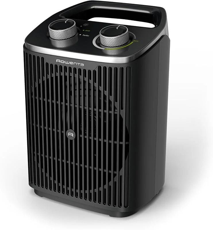 Rowenta Intense Comfort, Termoventilatore Silenzioso e Compatto, Riscaldamento Rapido, Potenza di 2000W, Modalità Turbo e Eco, Sicuro e Potente, SO2350