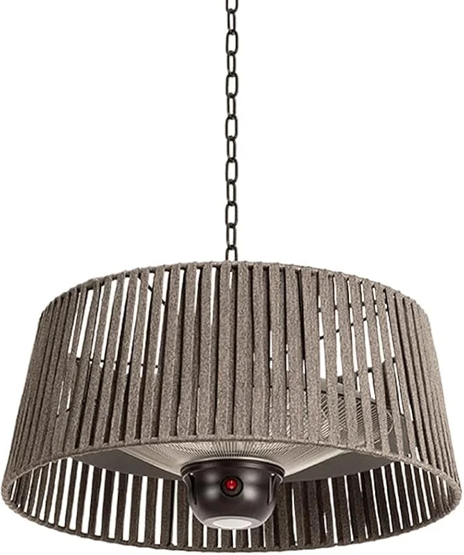 CREATE, HANGING HEATER, Lampada e stufa alogena a infrarossi 1800W, LED, Con telecomando, 3 livelli — Riscaldamento