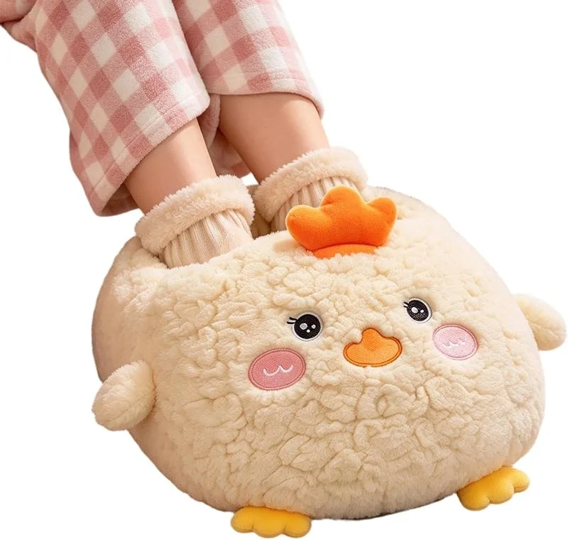 Scaldapiedi Elettrico Termofori Elettrici in Peluche Cartoon Sotto — Riscaldamento