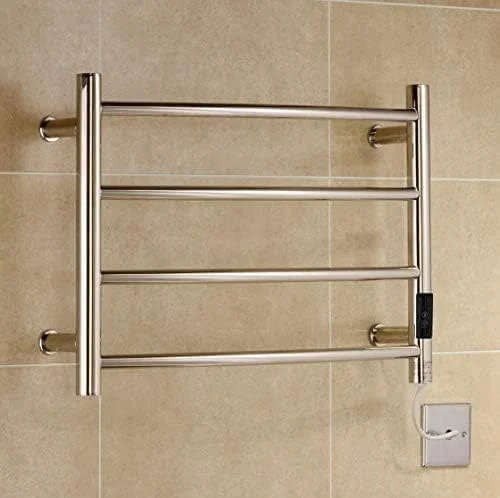 Scaldasalviette Elettrico Bagno, Acciaio Inox, 420 x 600 mm — Riscaldamento