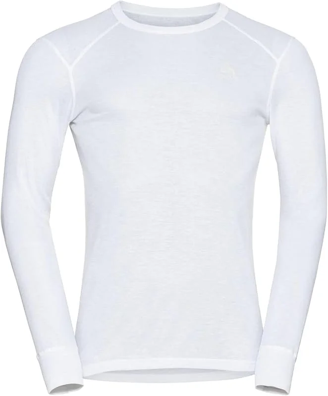 Odlo Active Warm Maglia Termica a Maniche Lunghe Girocollo da Uomo — Abbigliamento riscaldato