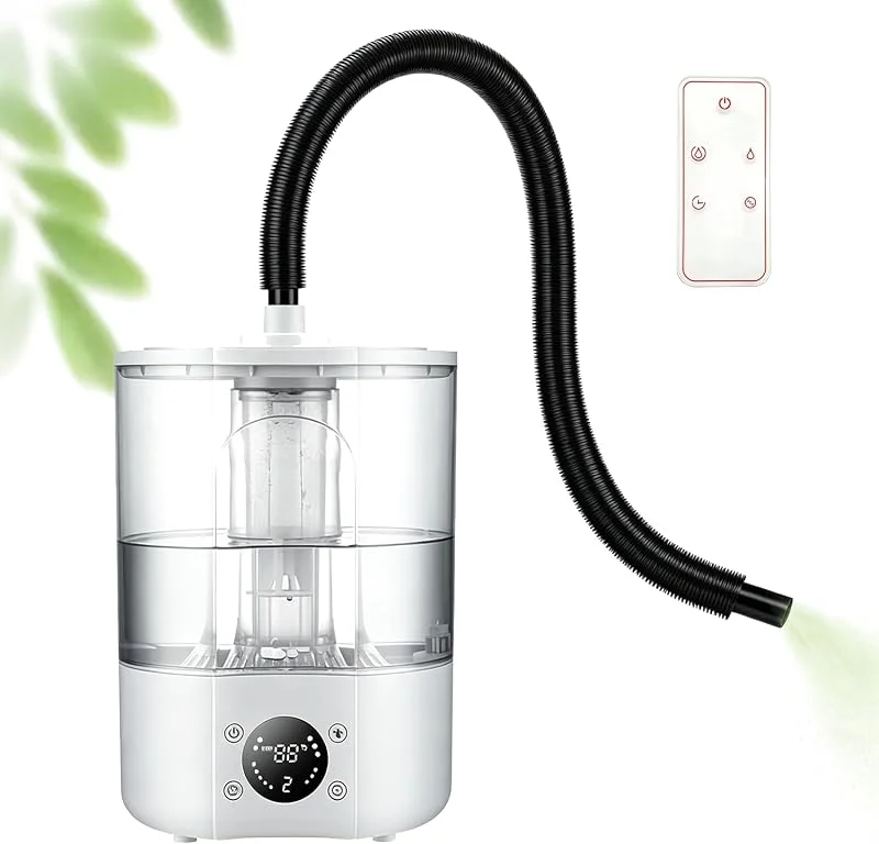 Umidificatore per rettili, grande serbatoio da 4 l, per terrari, con telecomando, tubo da 2 m, nebulizzatore ultra silenzioso e protezione contro il funzionamento a secco, per anfibi, rettili, piante