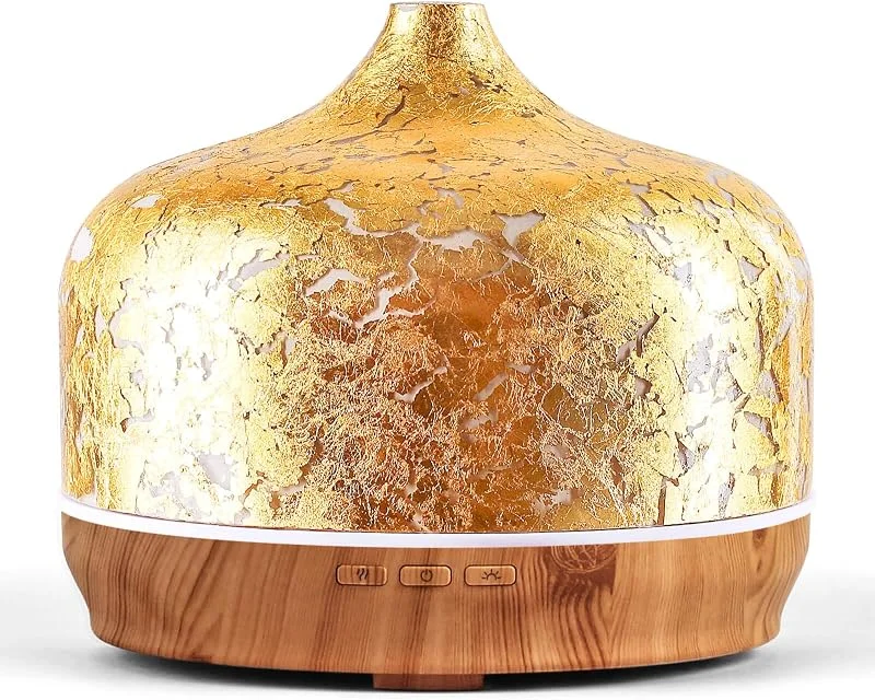 Porseme Diffusore di aromi 500ml, Vetro soffiato a mano, Silenzioso — Umidificatore