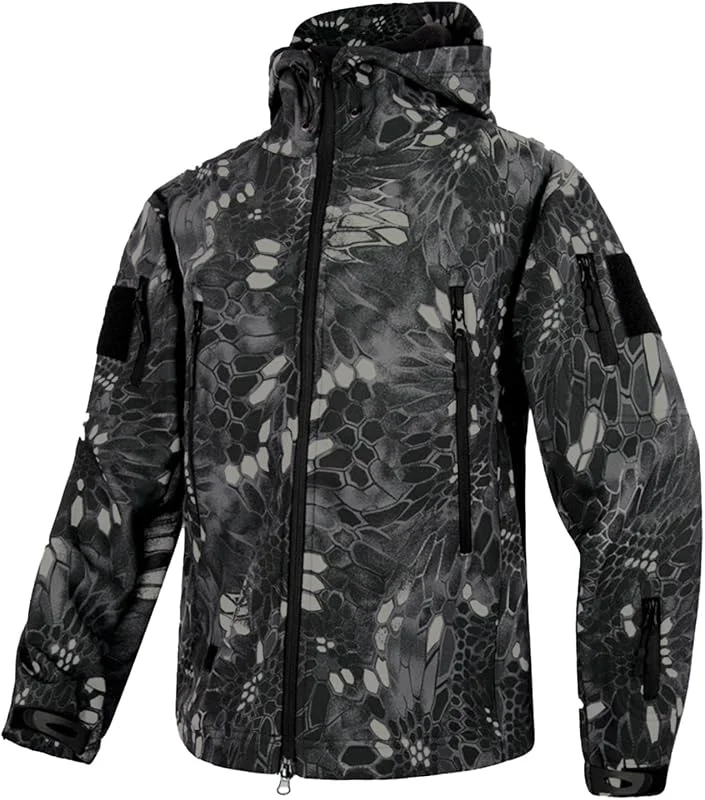 Giacca Da Uomo Field Impermeabile Zip Giacca Trekking Lavoro Ciclismo — Abbigliamento riscaldato