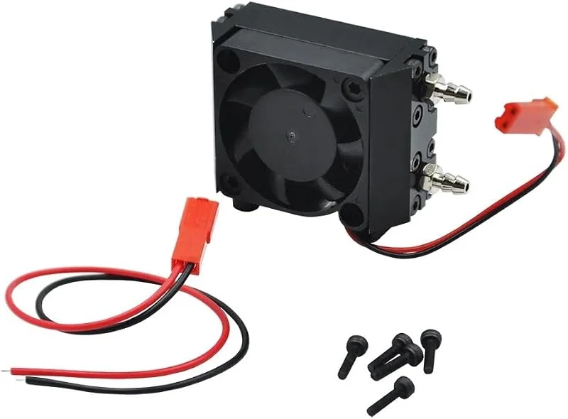 Piccolo radiatore in Alluminio for Olio Idraulico con Ventola da 7, 4 V — Riscaldamento