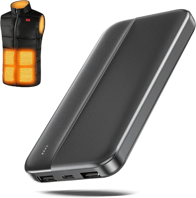 SNZ Powerbank da 10000 mAh per gilet riscaldante e vestiti riscaldati — Abbigliamento riscaldato