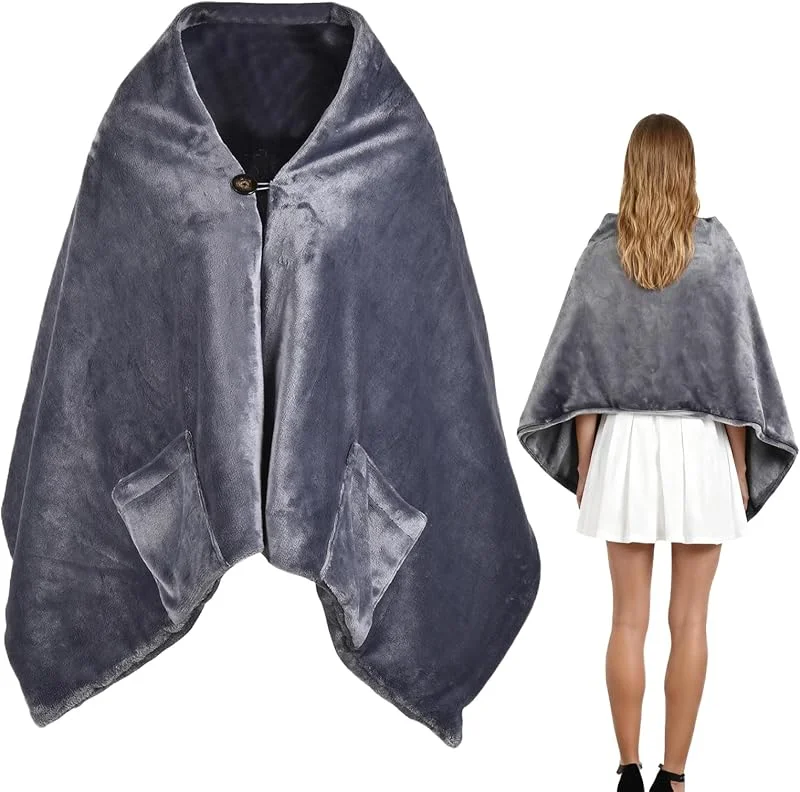 Sciarpa Riscaldabile, Sciarpa Termica USB Donna - 3 Livelli Temperatura — Abbigliamento riscaldato