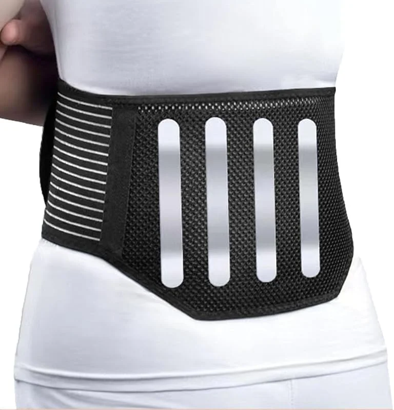 Tutore per La Schiena Autoriscaldante 21 Magneti Terapia Cintura di Supporto Lombare Fascia di Compressione Riscaldamento Addominale Cintura di Supporto per La Vita Terapia per UOM, Black, L, Large — Abbigliamento riscaldato