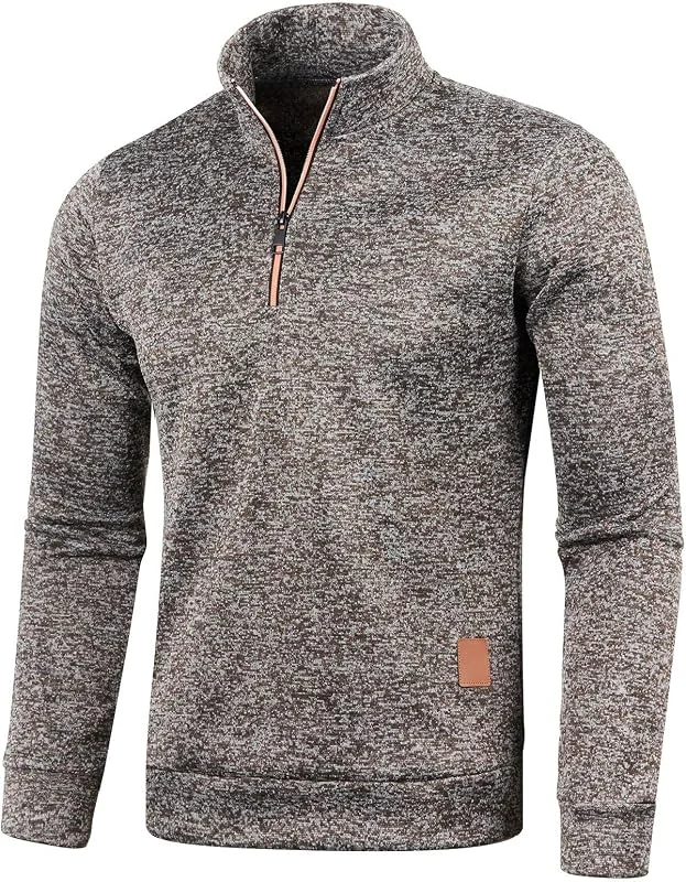 TOFOTL Abbigliamento da Uomo Mezza Stagione Zip Slim Fit Felpa Uomo Senza — Abbigliamento riscaldato