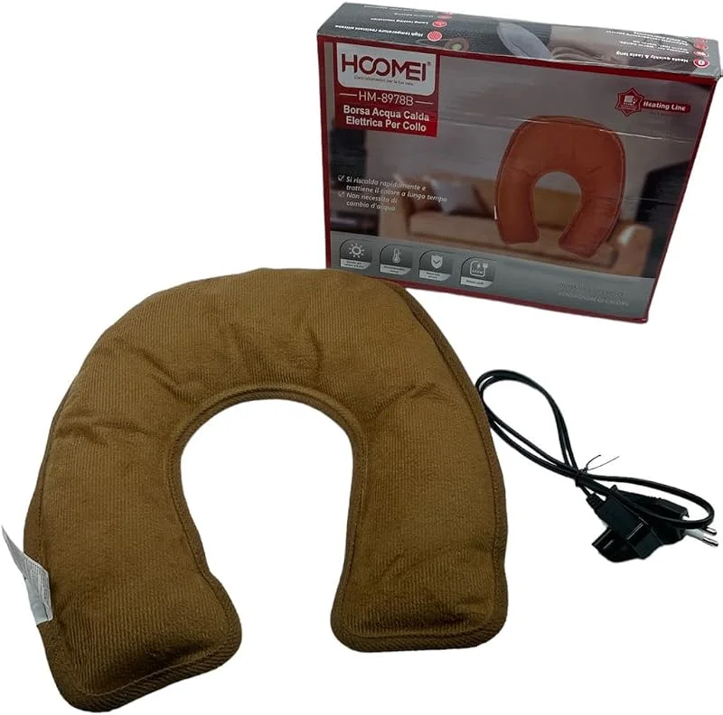 Borsa Acqua Calda Elettrica per Dolori Cervicali Scalda Collo Cuscino 450w — Riscaldamento