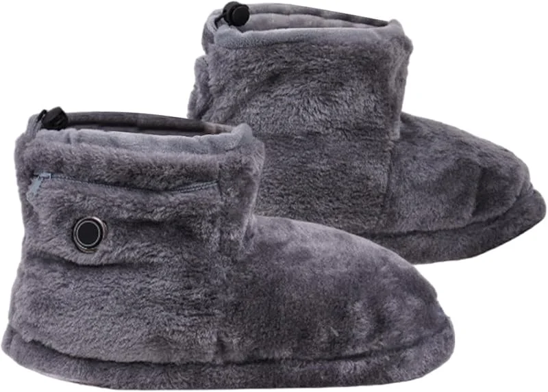 Stivaletti riscaldati elettrici, Pantofole invernali riscaldate, Scarpe riscaldate multiuso, Stivali riscaldati accoglienti, Stivali riscaldati per donne e uomini per interni con cinque — Abbigliamento riscaldato