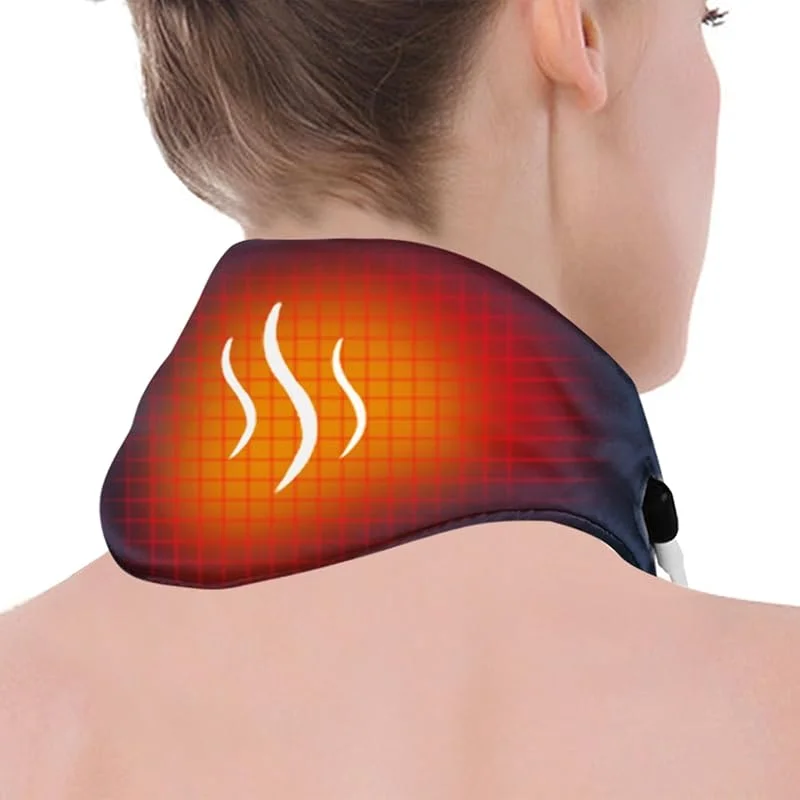 Avvolgere il collo riscaldato, ARRIS collo riscaldamento avvolgere cavo USB grafene terapia lontano infrarosso per alleviare il dolore al collo (Blu)