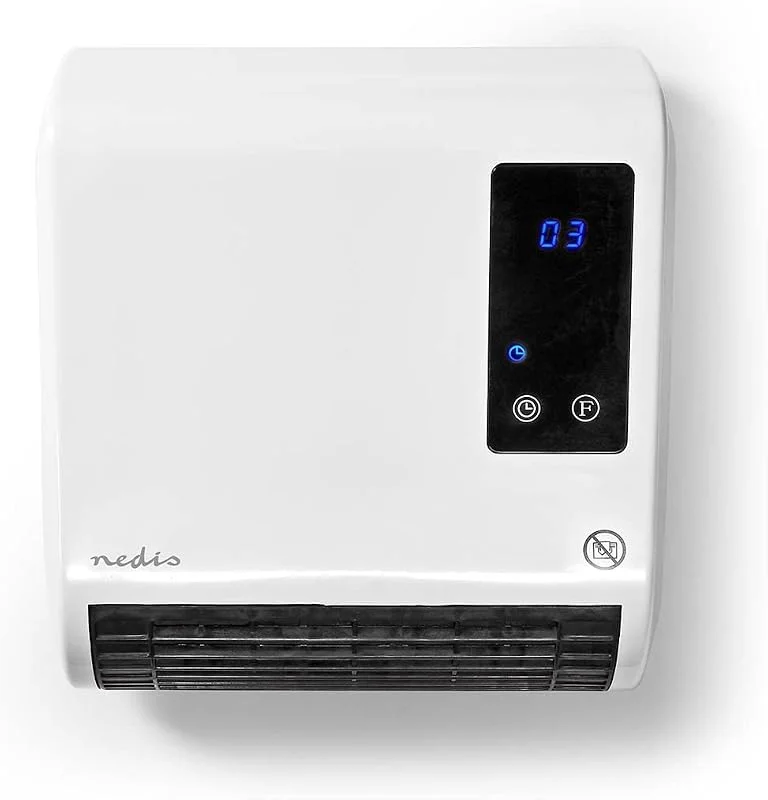 Nedis HTBA20WT Termoventilatore a Parete, termoconvettore — Riscaldamento