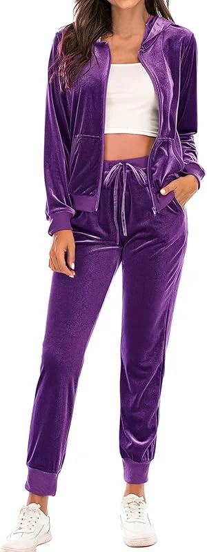 Set di biancheria intima termica da donna con felpa a maniche lunghe con tasca, camicia, camicetta, chiusura lampo, cintura, pantaloni elastici — Abbigliamento riscaldato