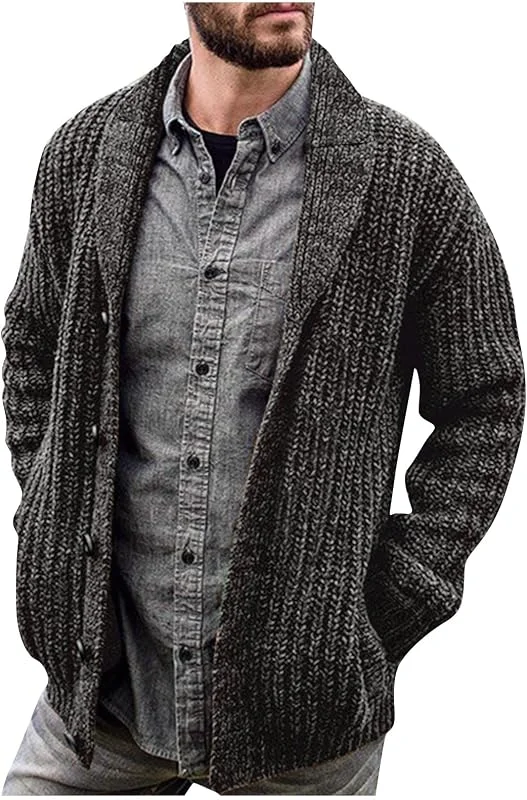 TOFOTL Giubotto Uomo Giacca da Casual Invernale Maglia Maniche Lunghe Field — Abbigliamento riscaldato