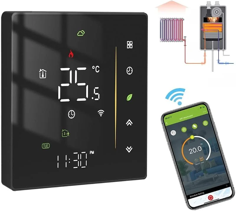 MOES Termostato WiFi Regolatore di temperatura ambiente programmabile — Riscaldamento