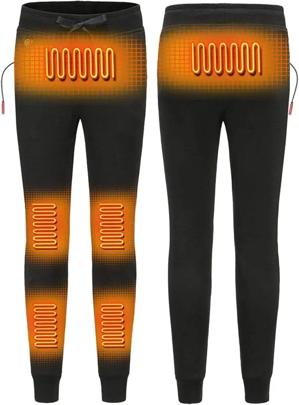 Pantaloni Riscaldati Elettrici USB Pantaloni Riscaldanti Elettrici Pantaloni Riscaldanti Termici Lavabili Pantaloni Riscaldati Isolati Leggings A Vita Alta Pantaloni Caldi Inver, 4XL — Abbigliamento riscaldato
