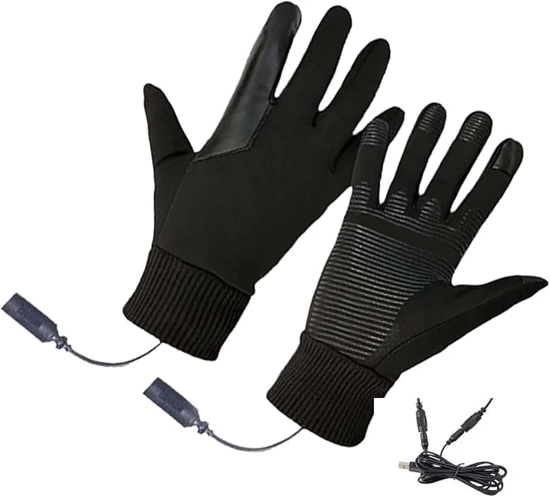 Guanti riscaldati elettrici, guanti riscaldati caricati - Guanti da snowboard - Impermeabili da donna con touch screen, antivento elettrici per — Abbigliamento riscaldato