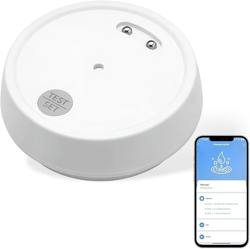 Rilevatore di perdite d'acqua WiFi acqua IP66 allarme 100 dB — Riscaldamento