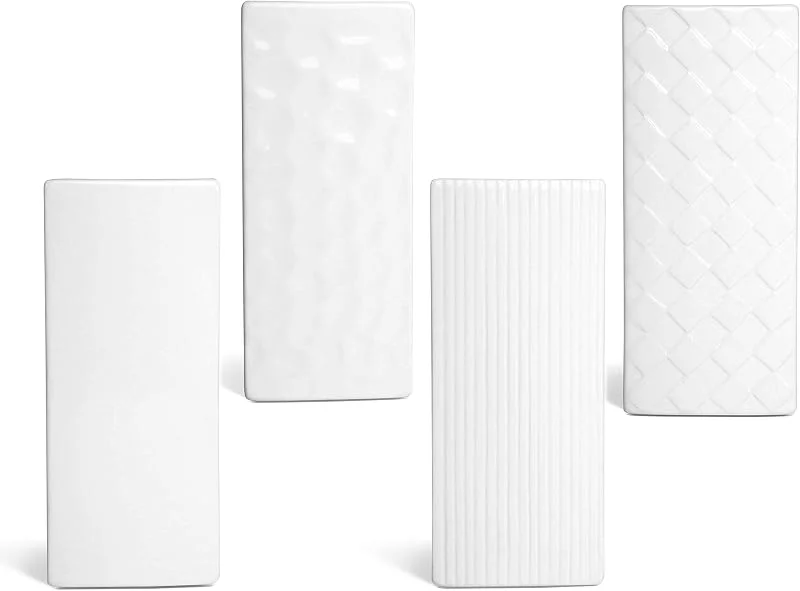 Metrox a1669 - Set di 4 umidificatori “Relief” in ceramica, da applicare al termosifone — Umidificatore