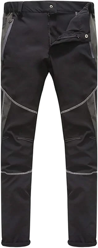 Pantaloni da Lavoro Uomo Snowboard Invernali Antipioggia Termici Taglie Forti Elasticizzati Pantaloni Impermeabili Pantaloni Neve Alpinismo Softshell Pantaloni Trekking Pantaloni Sci Moto Caldo — Abbigliamento riscaldato