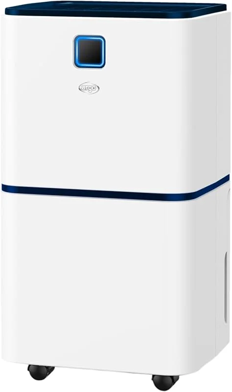 Argo Dry Pury EVO 13 - Deumidificatore da 13 litri, 24h, Tanica 2 litri, Bianco