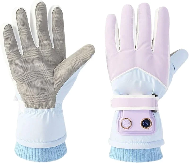 Guanti Riscaldati Elettrici Muffole Elettriche Impermeabili all'Acqua con — Abbigliamento riscaldato