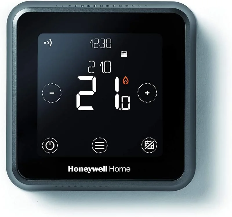Honeywell Home T6 Termostato Wi-Fi smart, utilizzabile con app, compatibile con Apple HomeKit, Google Home, Amazon Alexa e IFTTT, Nero — Riscaldamento