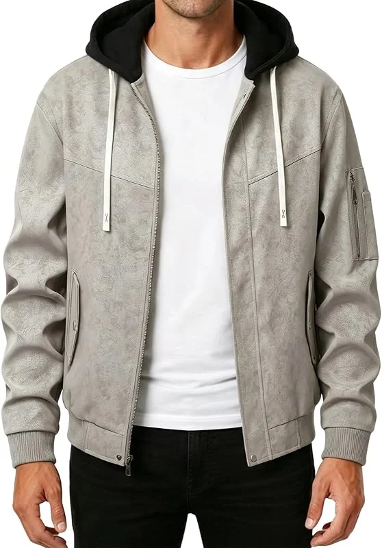 Giacca da uomo per il tempo libero con design colorato rimovibile per l'inverno — Abbigliamento riscaldato