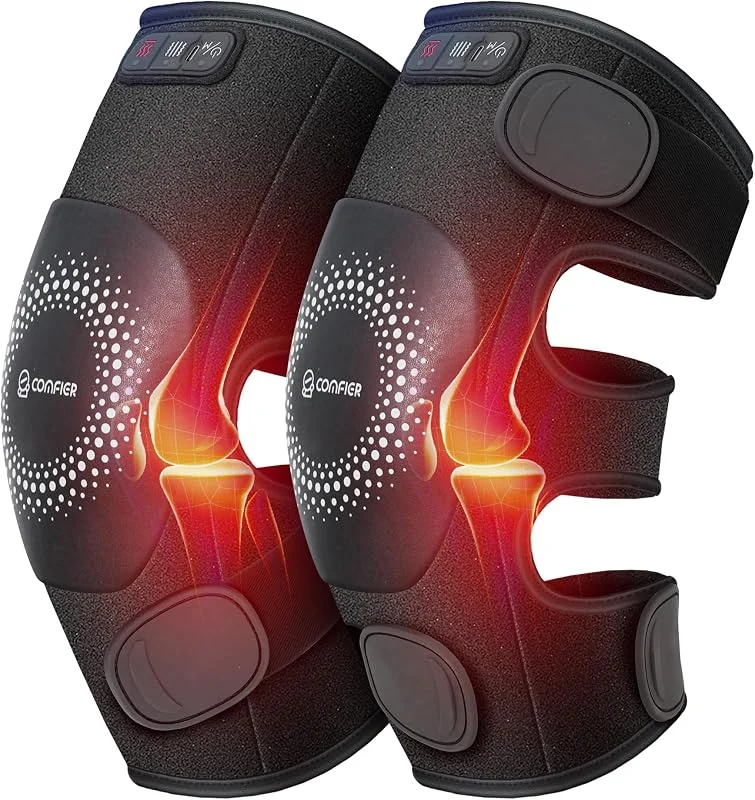 COMFIER Massaggiatore Ginocchio Wireless con Riscaldamento al Grafene — Abbigliamento riscaldato