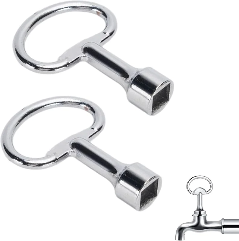 2 pezzi Chiave quadra per rubinetto 9 mm, Lega di zinco — Riscaldamento