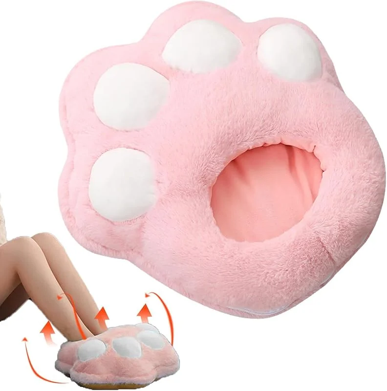 Ricaricabile Foot Warmer USB Riscaldamento Pad Cute Cat Paw Inverno Caldo — Abbigliamento riscaldato