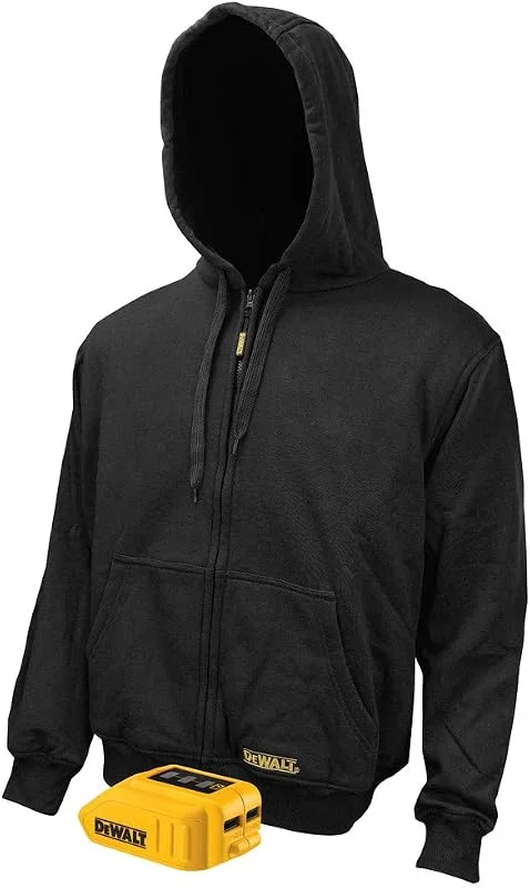 DEWALT Dchj067b Felpa con cappuccio riscaldata di sicurezza industriale Unisex - Adulto (Pacco da 1) — Abbigliamento riscaldato