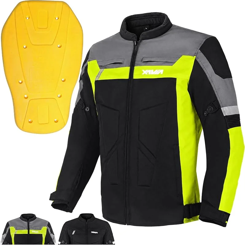 XAVIA GALE Giacca Da Moto Da Uomo - Giubbotto Moto Impermeabile E Ventilata Con Protezione Di Livello 2, Per Tutte Le Stagioni — Abbigliamento riscaldato