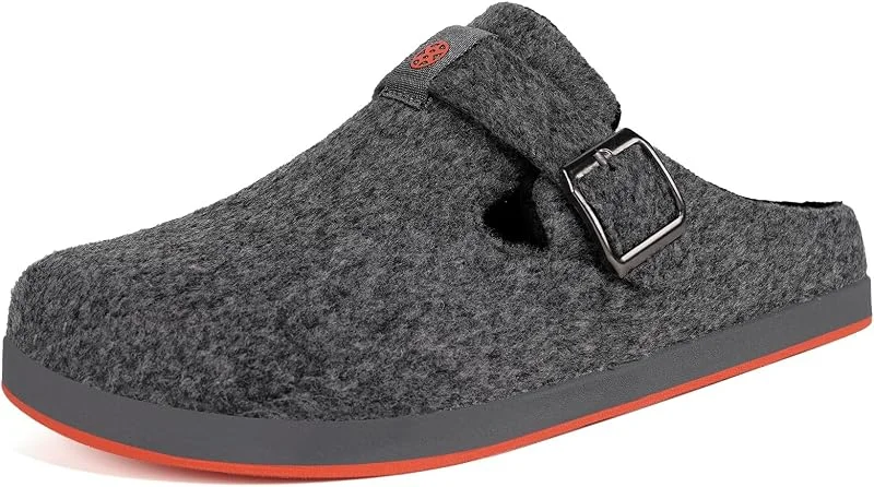 Sisttke Pantofole Donna Uomo Ciabatte Feltro Slippers — Abbigliamento riscaldato