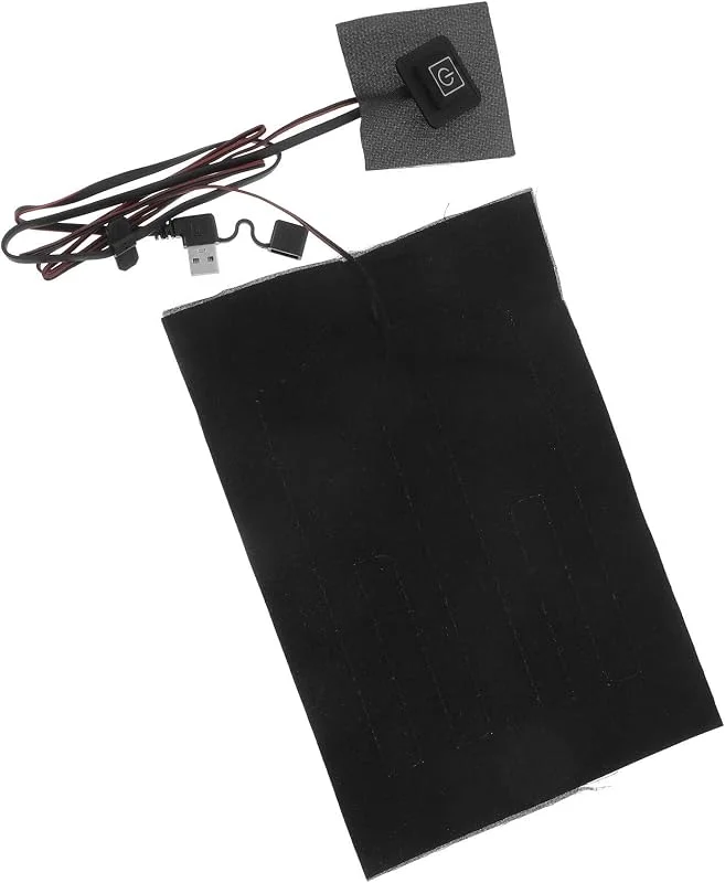 PRETYZOOM Tappetino Riscaldante Rettili USB a Tre Livelli, Nero — Riscaldamento