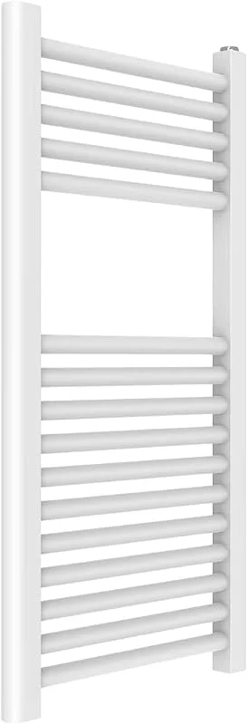 ERCOS Scaldasalviette Termoarredo Bagno Dimensioni 400x770 MM Radiatore Colore Bianco, Attacchi da 1, 2" Fornito Con Kit Montaggio — Riscaldamento