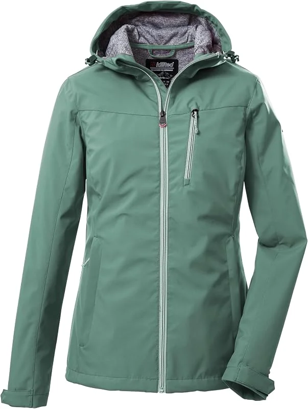 Killtec Kos 89 Wmn Sftshll Jckt Giacca softshell, giacca outdoor con cappuccio Donna — Abbigliamento riscaldato