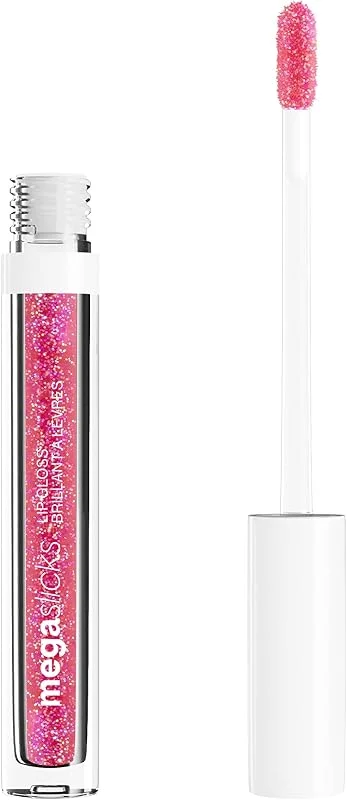 Wet n Wild, Mega Slicks Lip Gloss, Lucidalabbra Extra-lucido dalla Texture Leggera e Brillante, per un Look Sano, Morbido e Pieno delle tue Labbra, Idea Regalo per San Valentino, Crushed Grapes — Trucco