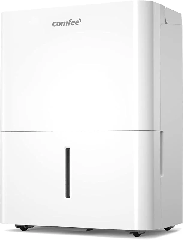 COMFEE' Deumidificatore Casa Muffa 12L, 24h, Adatto fino a 20㎡, Filtro Lavabile, Ruote Piroettanti, R290, MDDN-12DEN7
