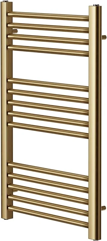 Scaldasalviette in ottone spazzolato, 500 x 800 mm (larghezza x altezza) — Riscaldamento