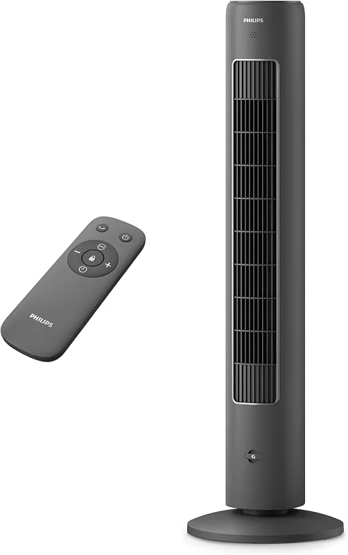 PHILIPS Ventilatore a torre silenzioso 5000, auto-rotante, 105 cm, 28 dB* — Riscaldamento