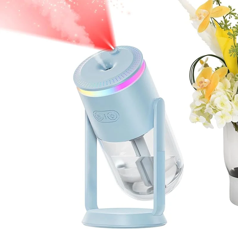 Umidificatore Portatile con Proiettore Stellare LED 280ml e Luce 7 Colori