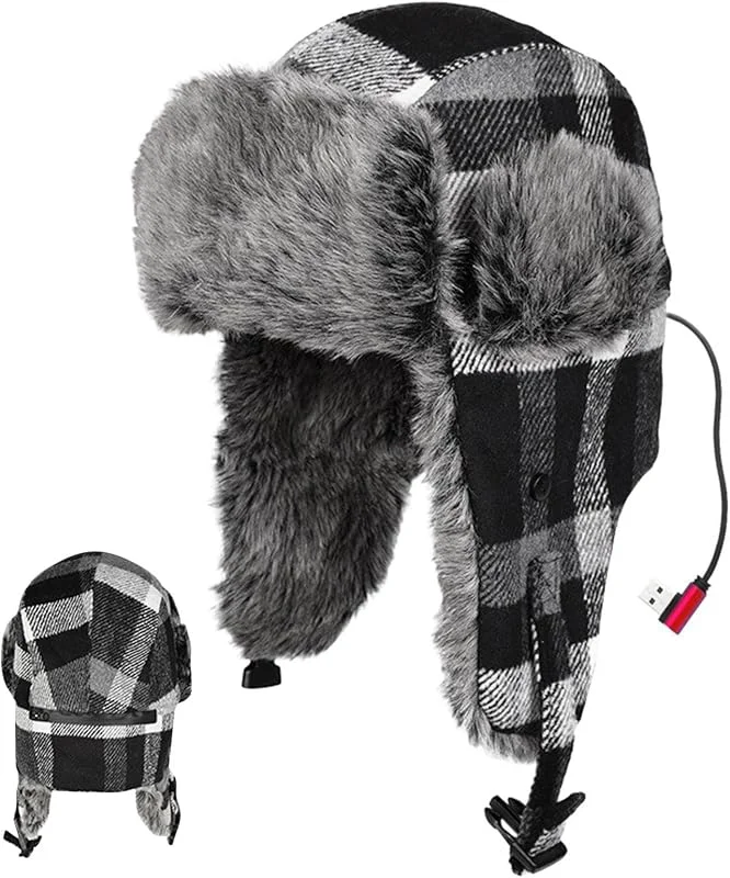 Ushanka - Cappello riscaldante USB con 3 impostazioni di temperatura — Abbigliamento riscaldato