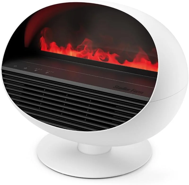 Stadler Form Termoventilatore, camino elettrico e diffusore di aromi Erik, camino elettrico, LED, effetto camino, Fireplace, senza russe, potente regolazione efficiente della temperatura, 4 colori — Riscaldamento