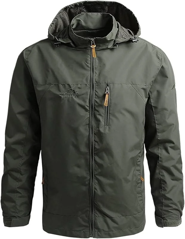 TOFOTL Giacca Uomo Casual Zip Elegante Giubbotto Leggero Uomo Trekking Field Running — Abbigliamento riscaldato