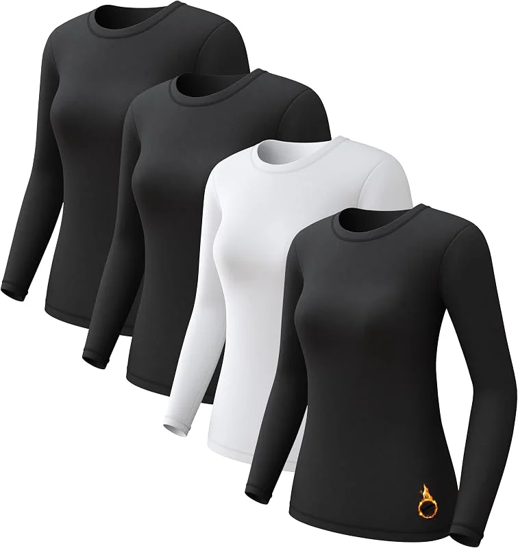 CL convallaria Intimo Termico Donna, Intimo Funzionale, termoattivo e Traspirante, Interno in Pile, Intimo Sci, Intimo Termico Morbido — Abbigliamento riscaldato