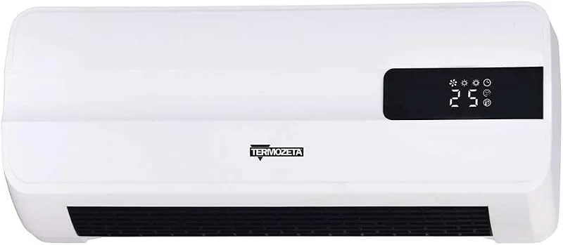 Riscaldatore da Parete Termoventilatore Ceramico TERMOZETA tzr06n Basso Consumo Radiatore Elettrico Telecomando Timer 2000w Display Risparmio Energia Temperatura Regolabile by DIMENSIONE ELETTRONICA — Riscaldamento