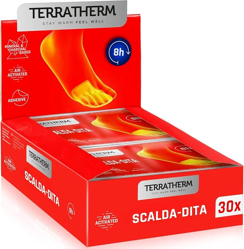 TerraTherm Scaldapiedi, attivato dall’Aria, 8 Ore di Calore — Abbigliamento riscaldato