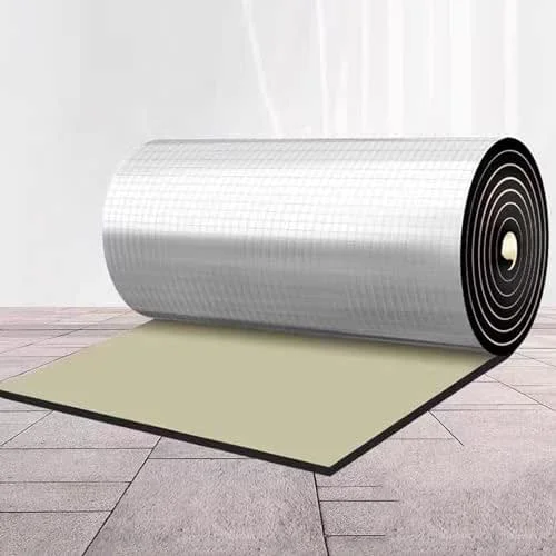 Rotolo di Isolamento in Lamina di Alluminio Impermeabile, Pannelli fonoassorbenti Impermeabili al 100%, barriera radiante a Risparmio energetico per Solai, Pavimenti, capannoni, Serre, prote — Casa e cucina